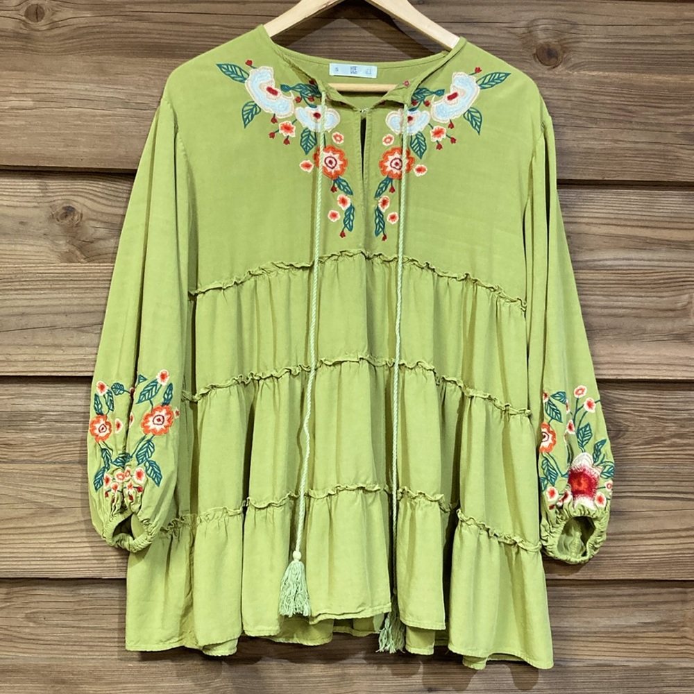 Hope Horizon Tiered Blouse